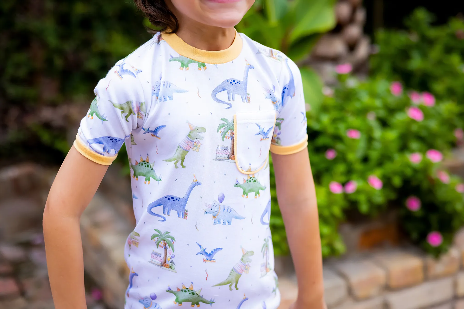 Dino-mite Organic Cotton Birthday Pajamas