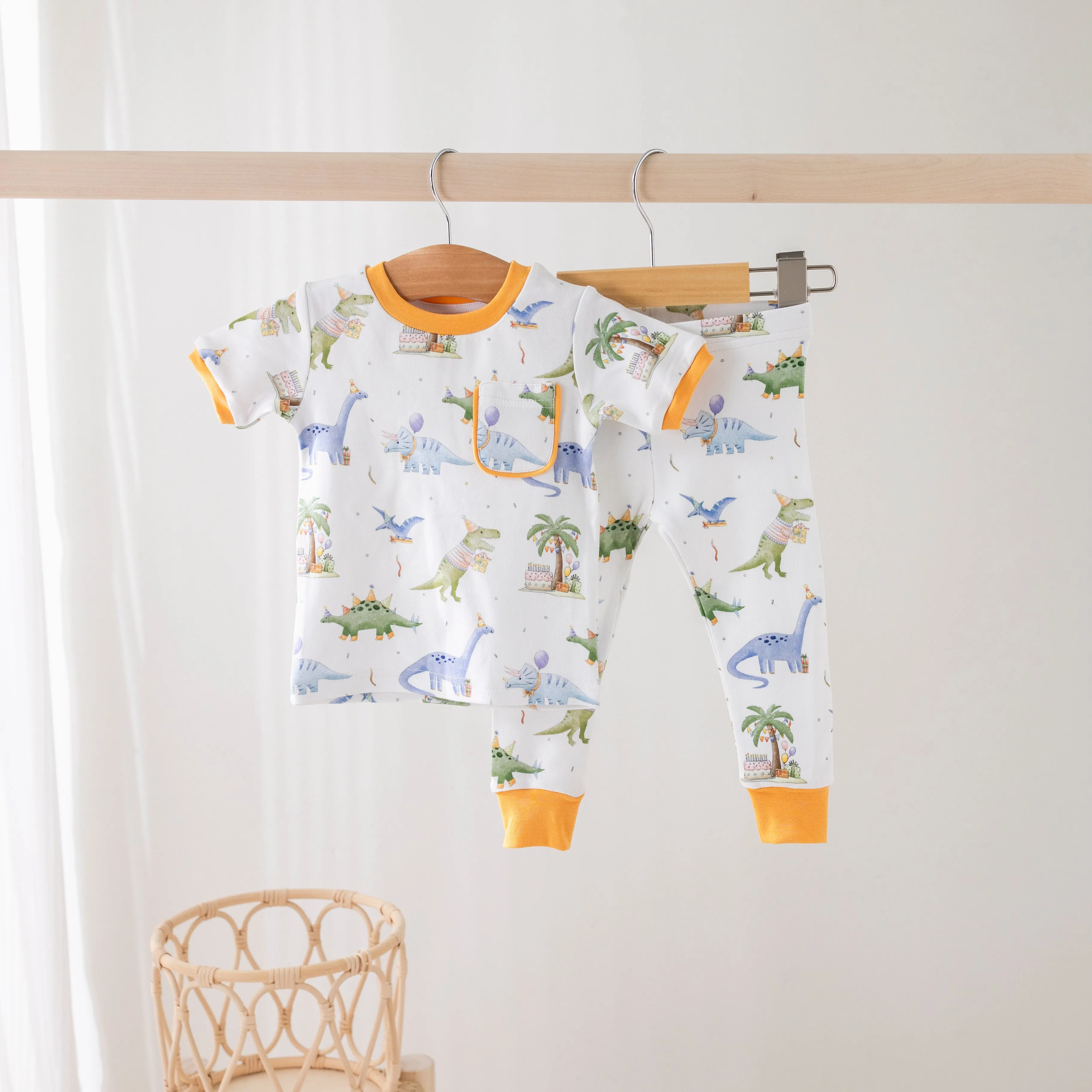 Dino-mite Organic Cotton Birthday Pajamas