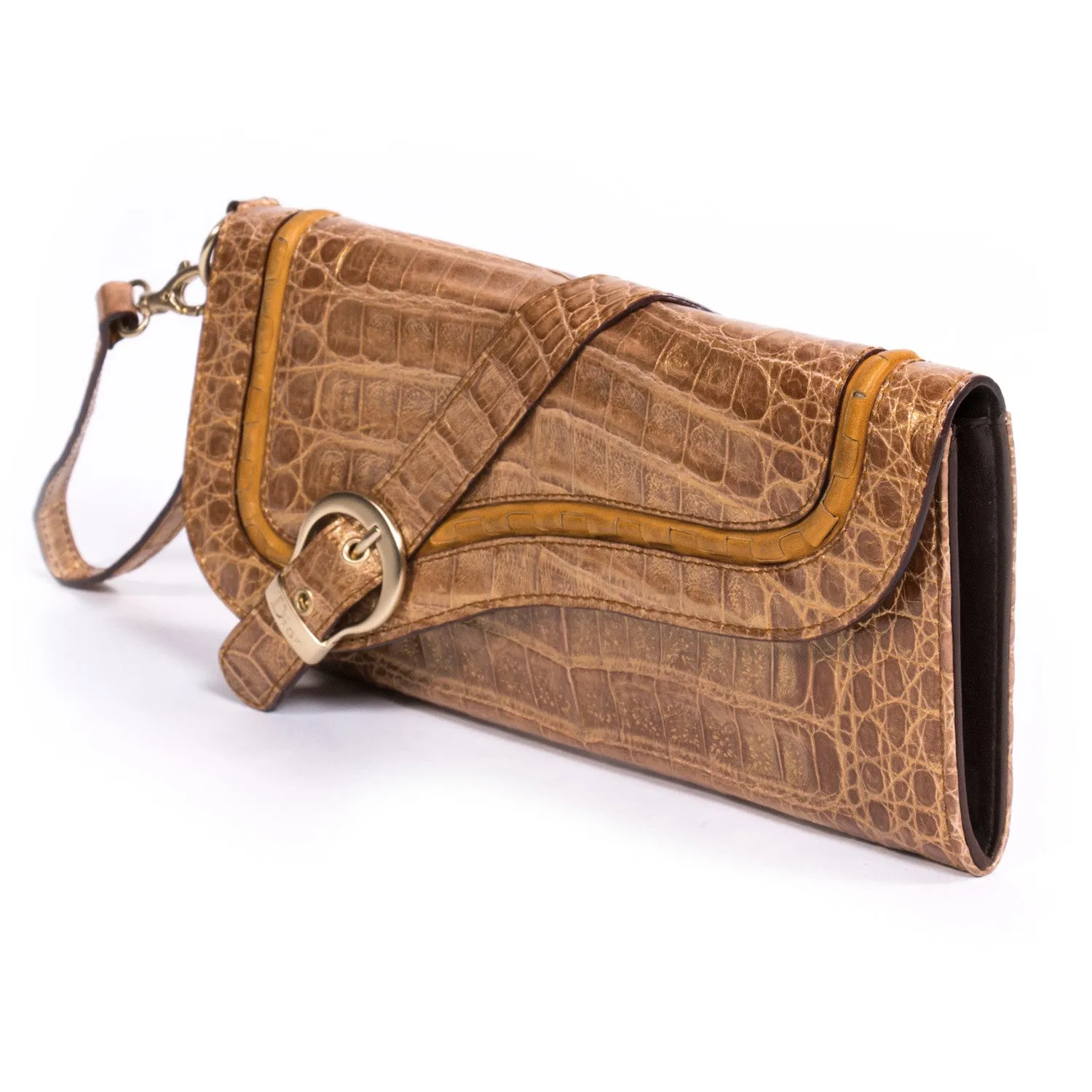 Dior Clutch Gaucho Crocodile