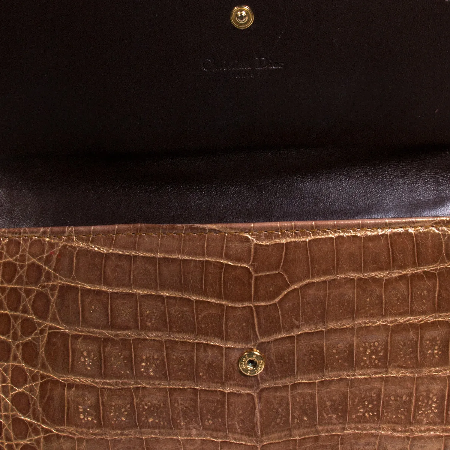 Dior Clutch Gaucho Crocodile