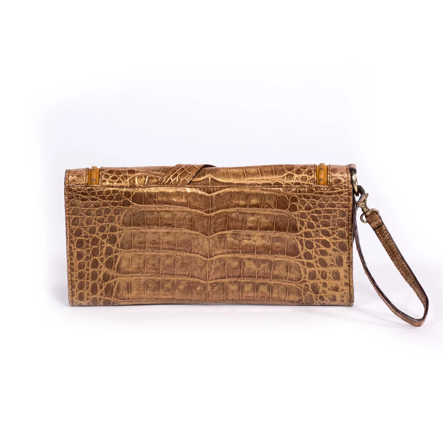 Dior Clutch Gaucho Crocodile
