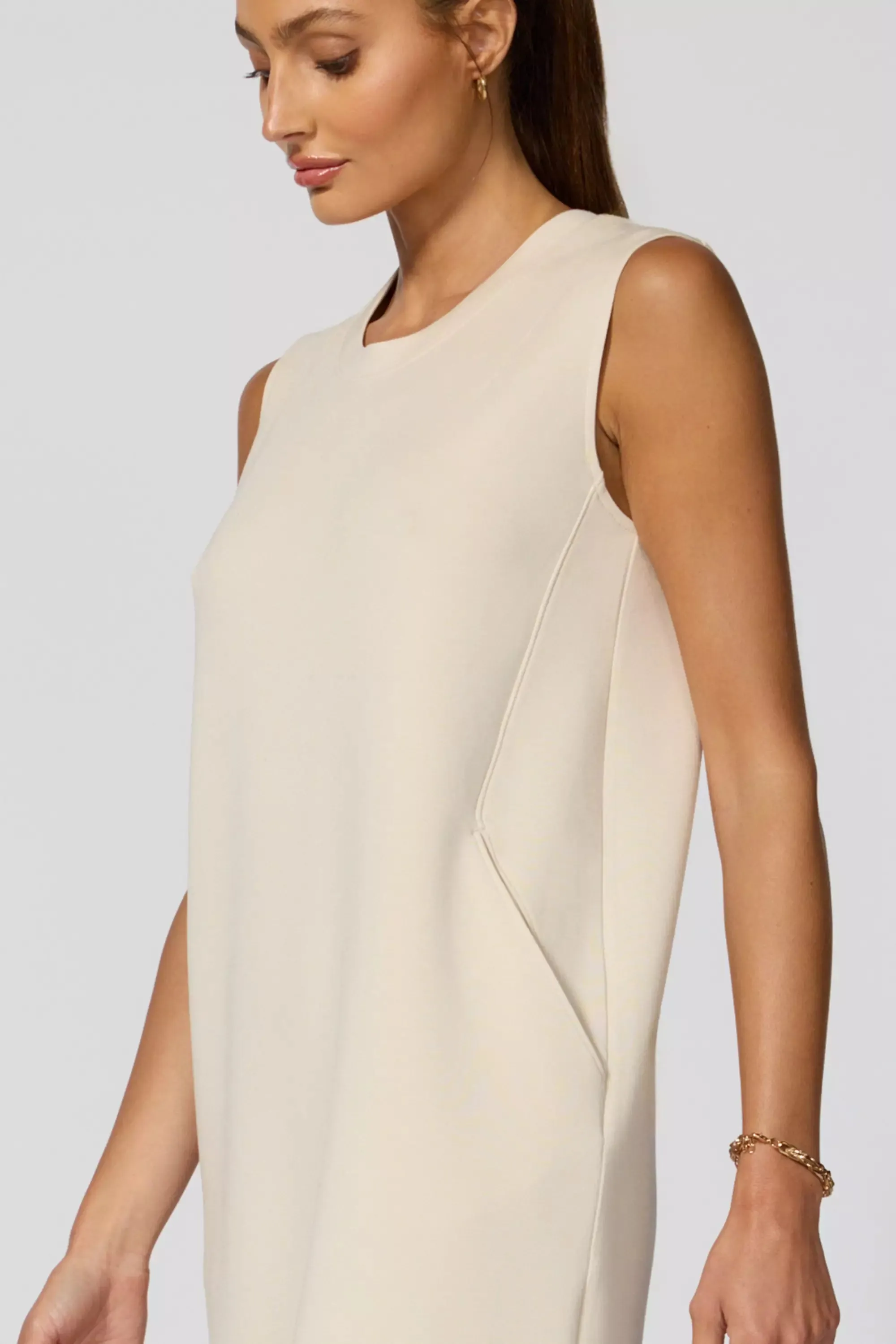 Dreamweave Dress - Stone
