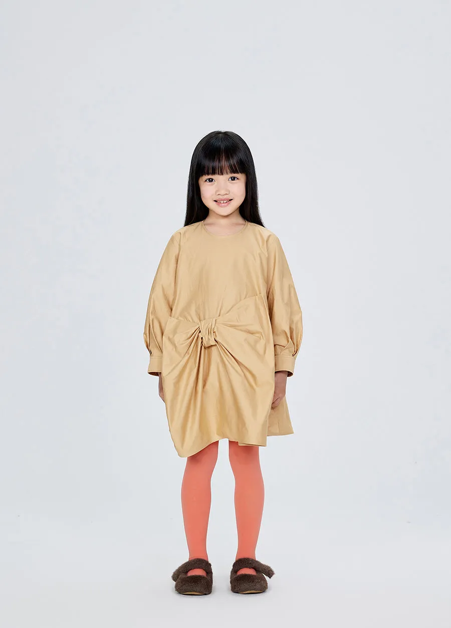 Dress / jnby by JNBY Cotton A-Line Bow Dress