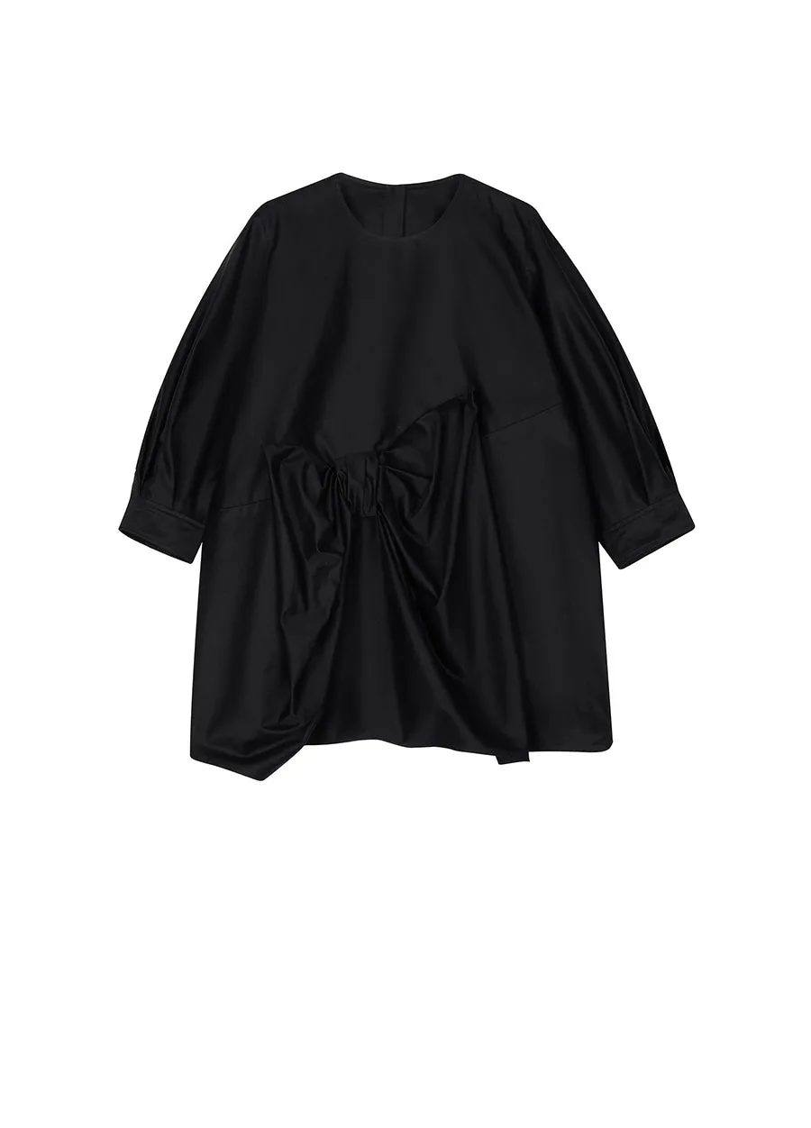 Dress / jnby by JNBY Cotton A-Line Bow Dress
