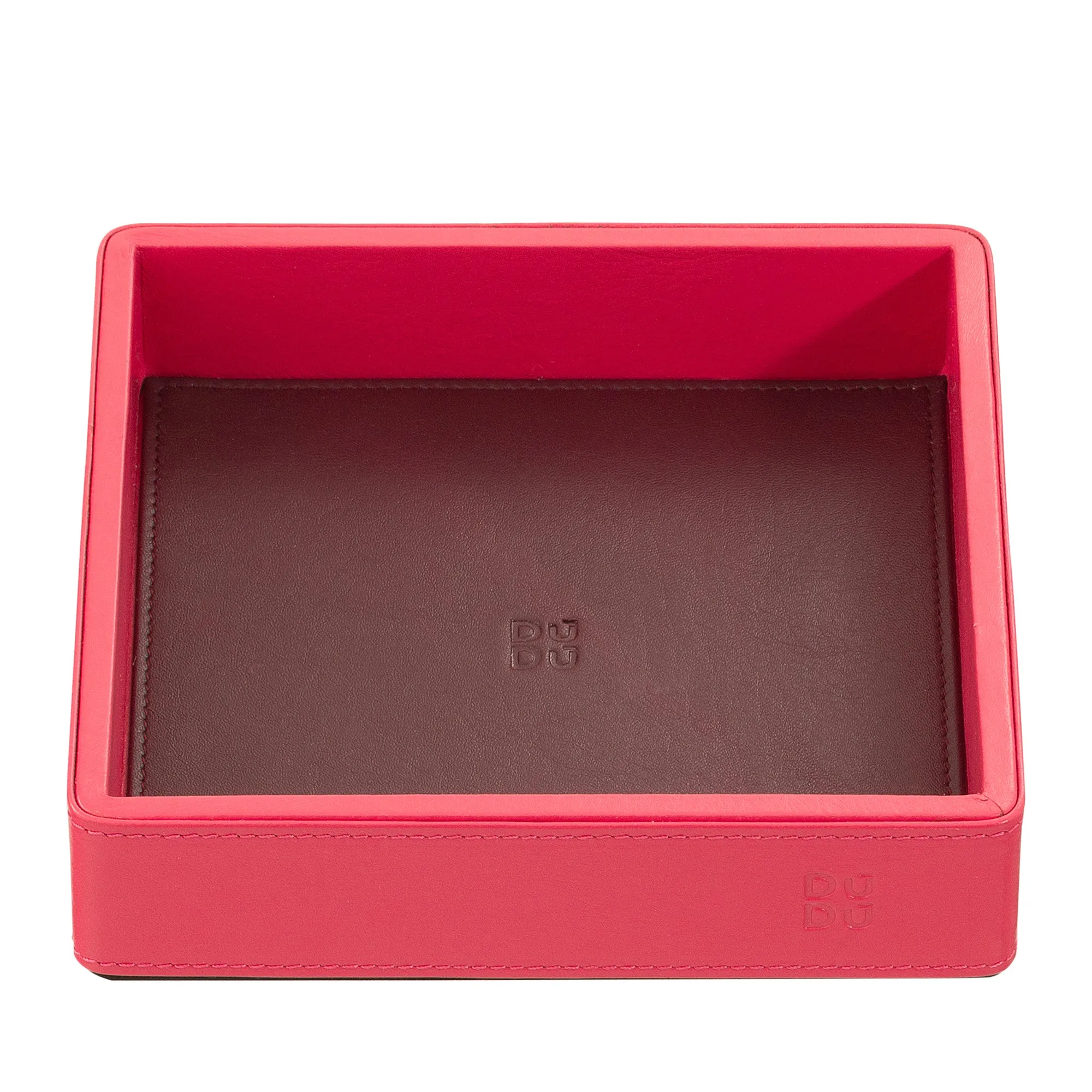 DUDU Empatate in Colored Leather Design Design Object Door, 14x14cm, with gift box