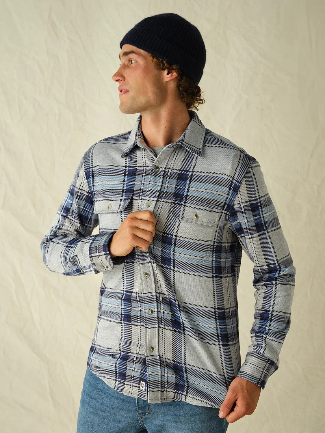 Dunewood Flannel | Big Surf Blue Plaid