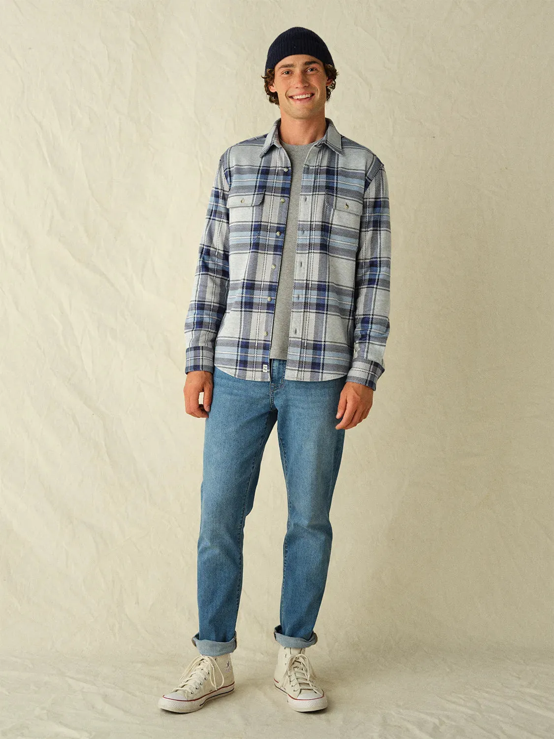 Dunewood Flannel | Big Surf Blue Plaid