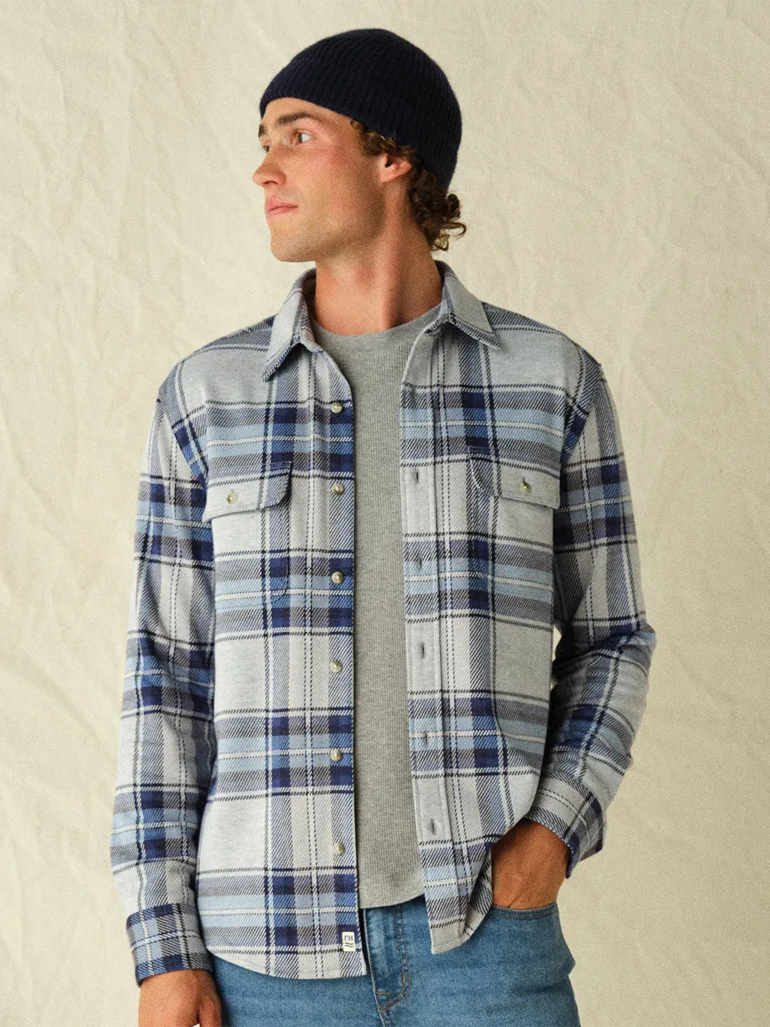 Dunewood Flannel | Big Surf Blue Plaid