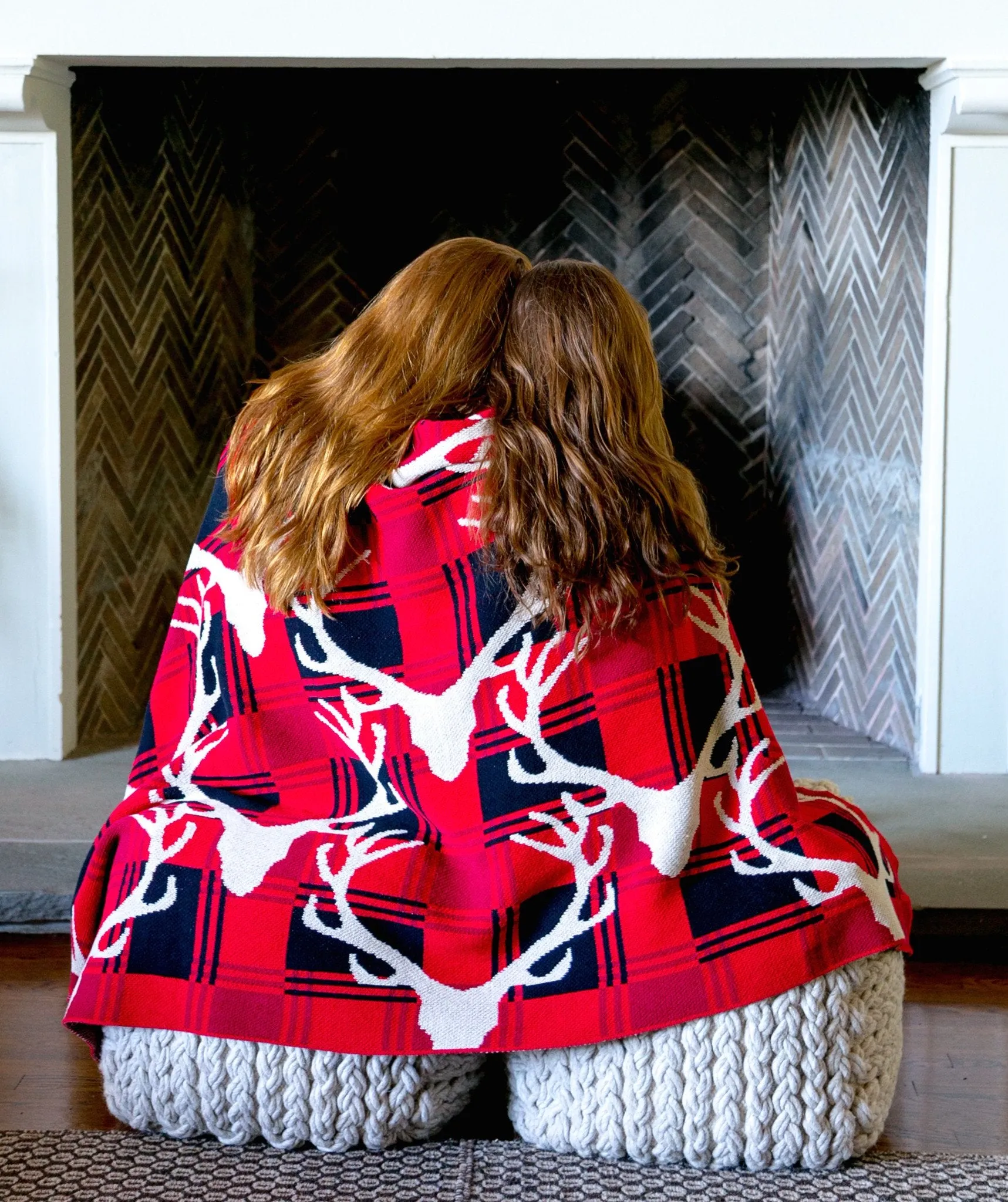 Eco Stag Plaid Throw