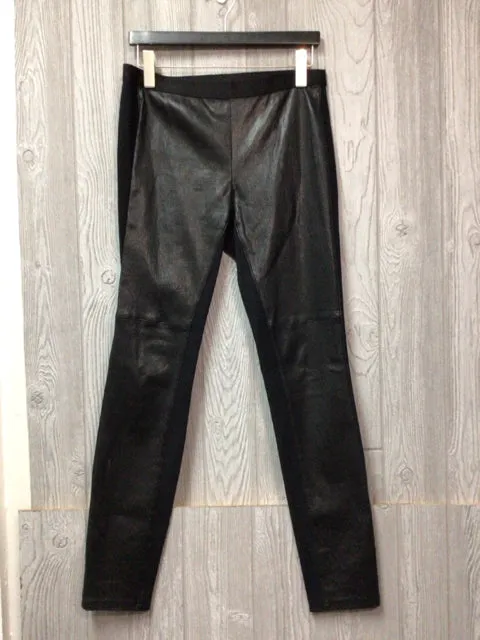 Eileen Fisher Lamb leather panel Pants Size Small