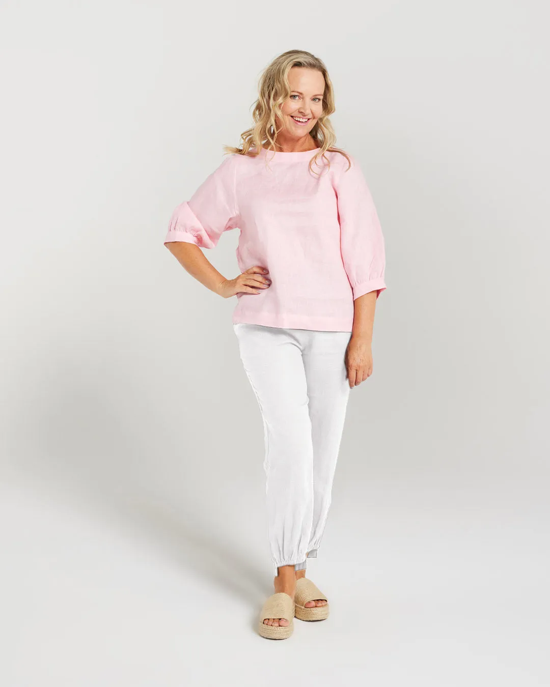Elastic Waist Detailed Hem Pant