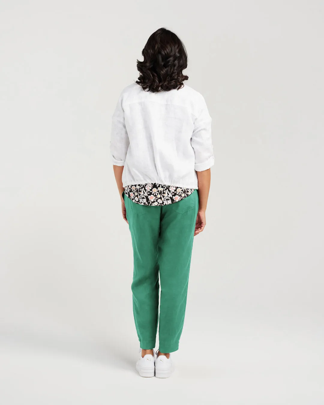 Elastic Waist Detailed Hem Pant