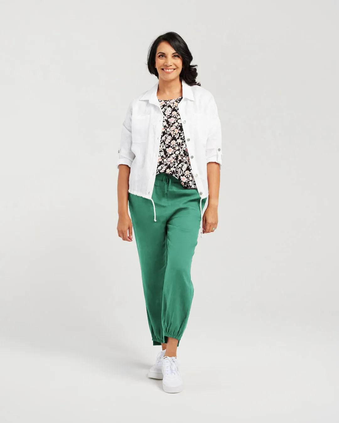 Elastic Waist Detailed Hem Pant