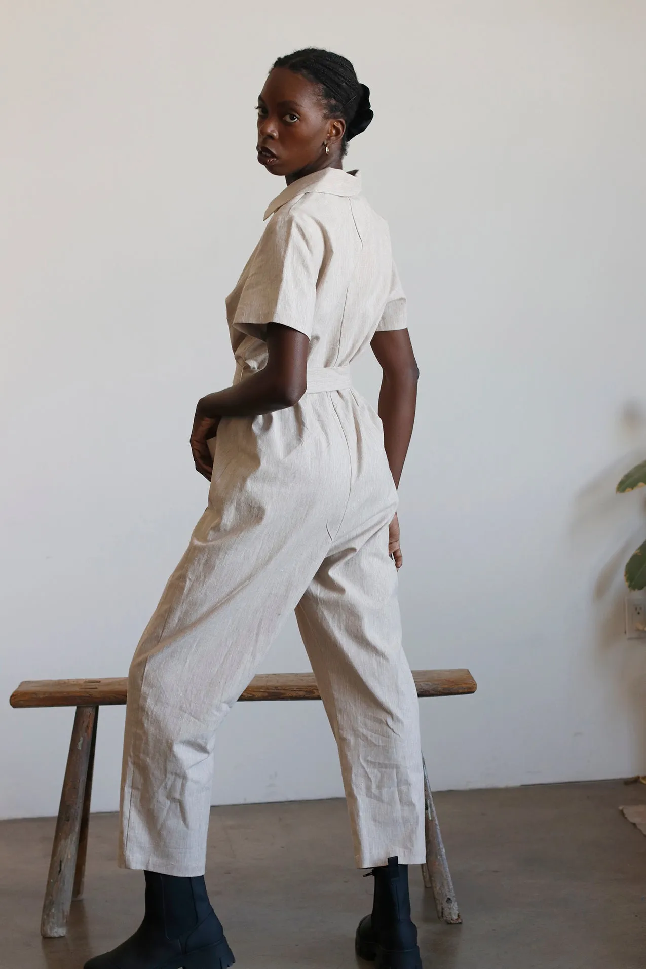 Elena Jumpsuit - Sand