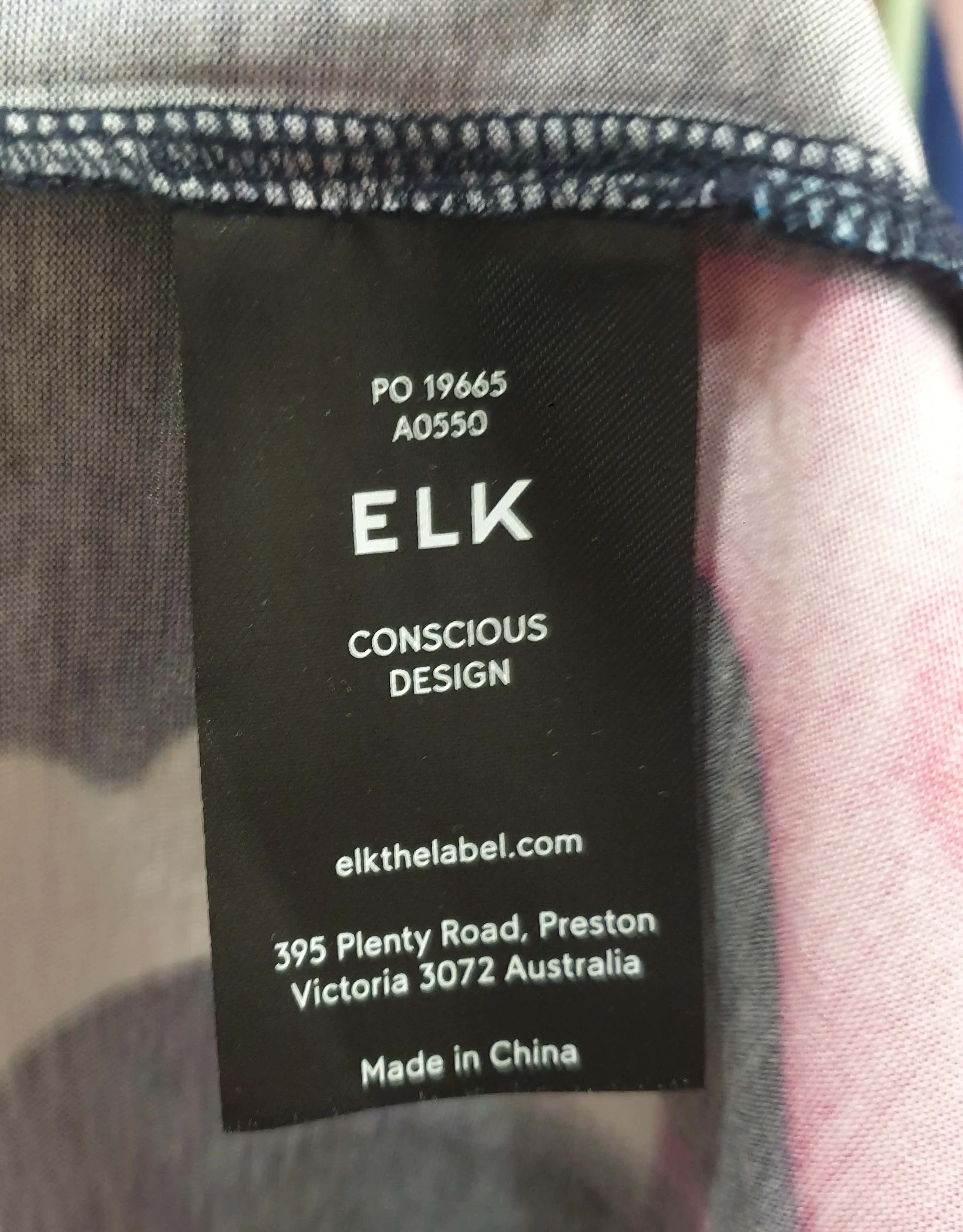 Elk colourful half sleeve dress size 18