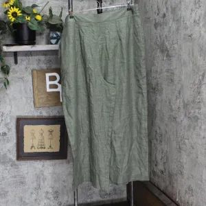 Ella Moss Womens Wide Leg Pull On Linen Blend Pants 1776705