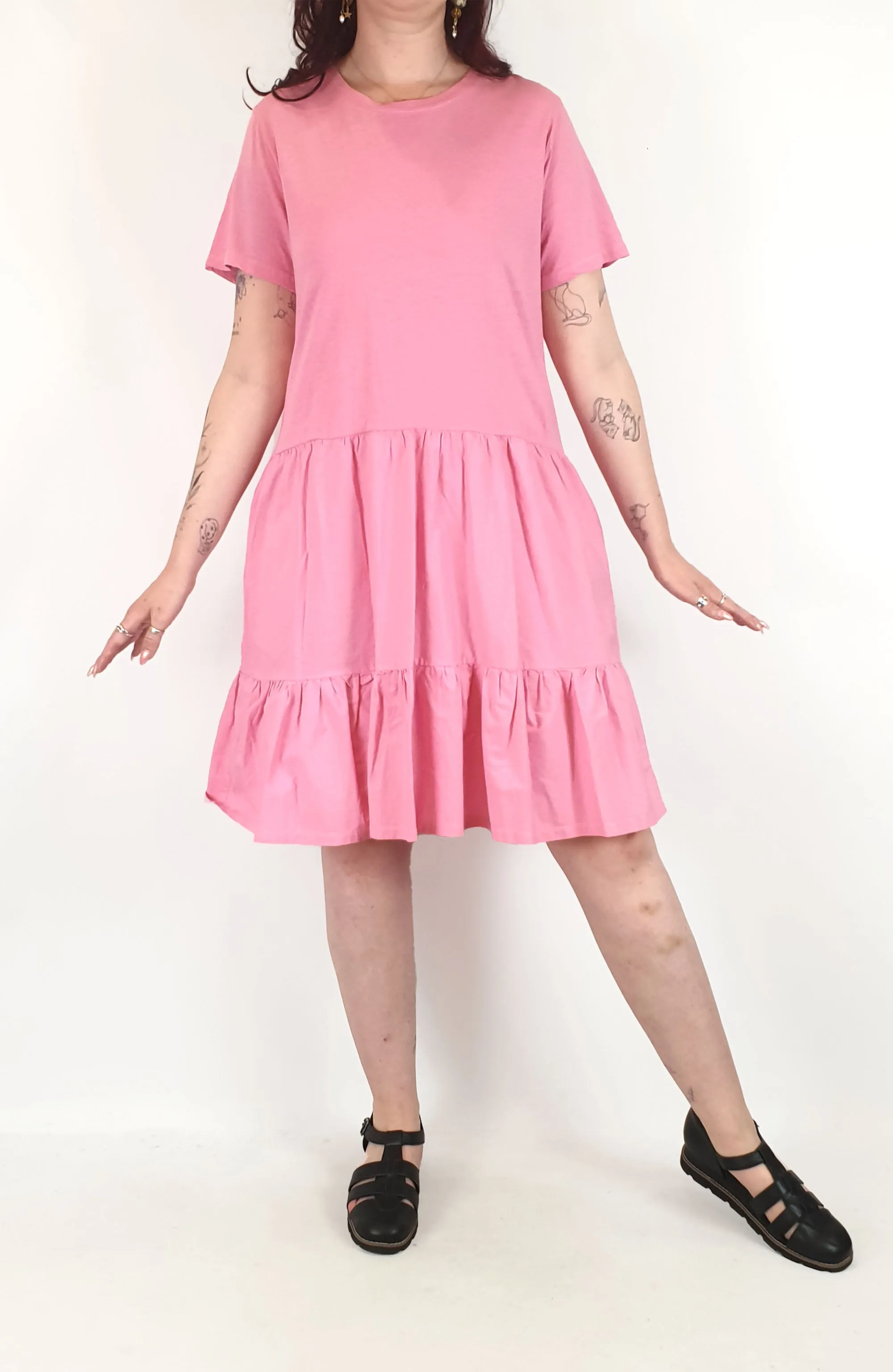 Elm pink cotton dress size 12