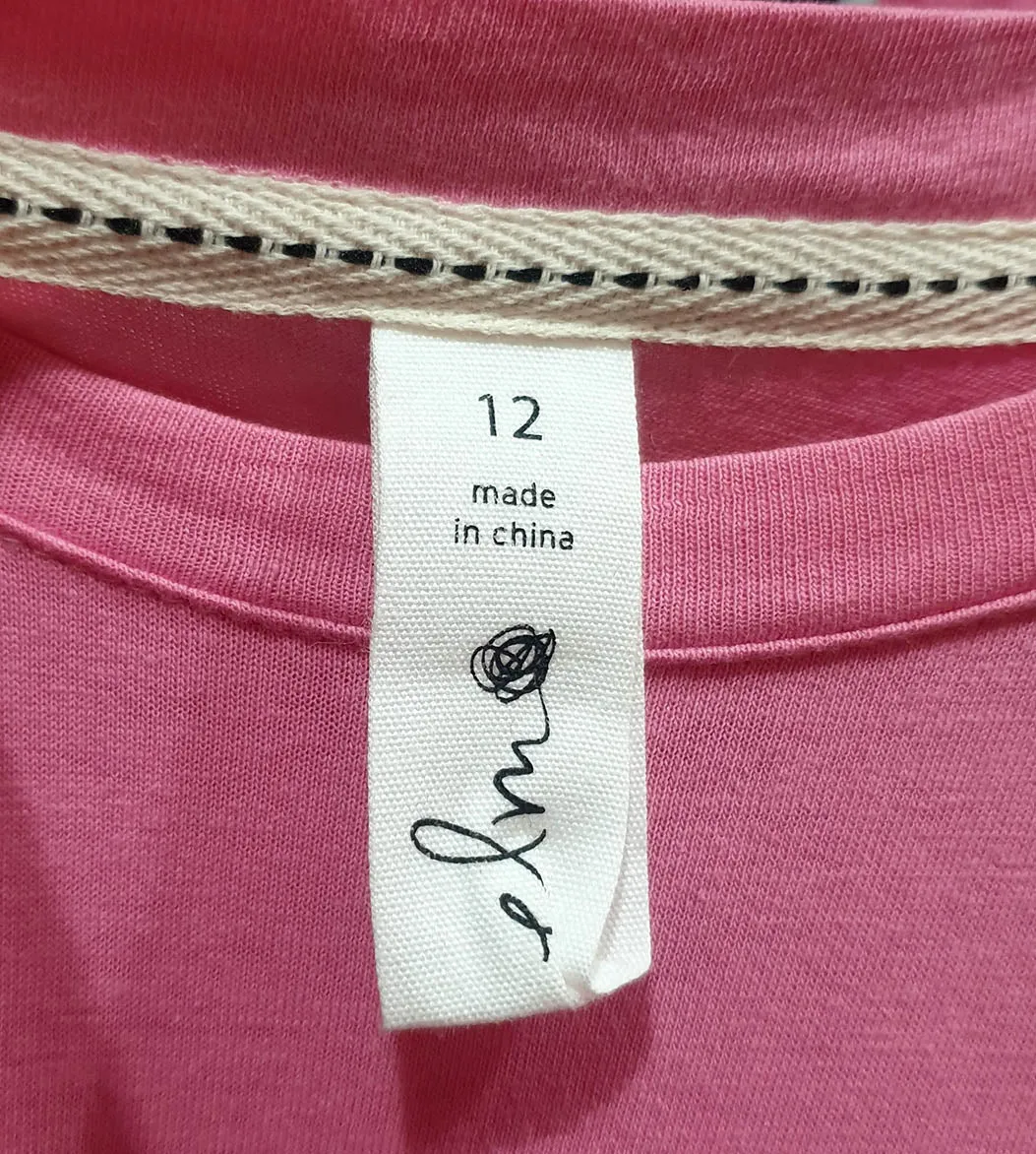 Elm pink cotton dress size 12