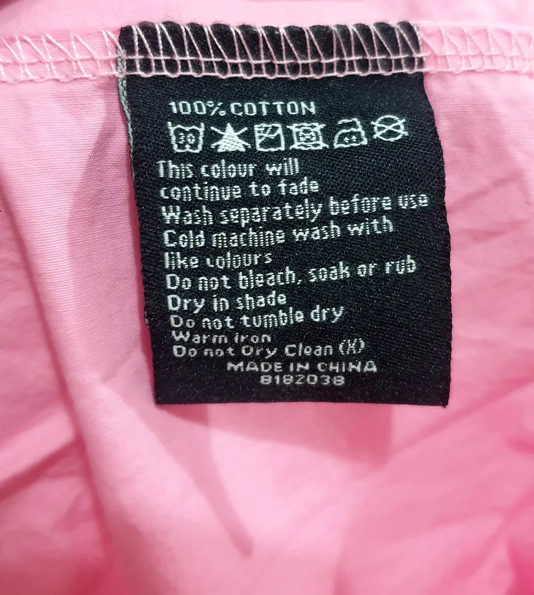 Elm pink cotton dress size 12