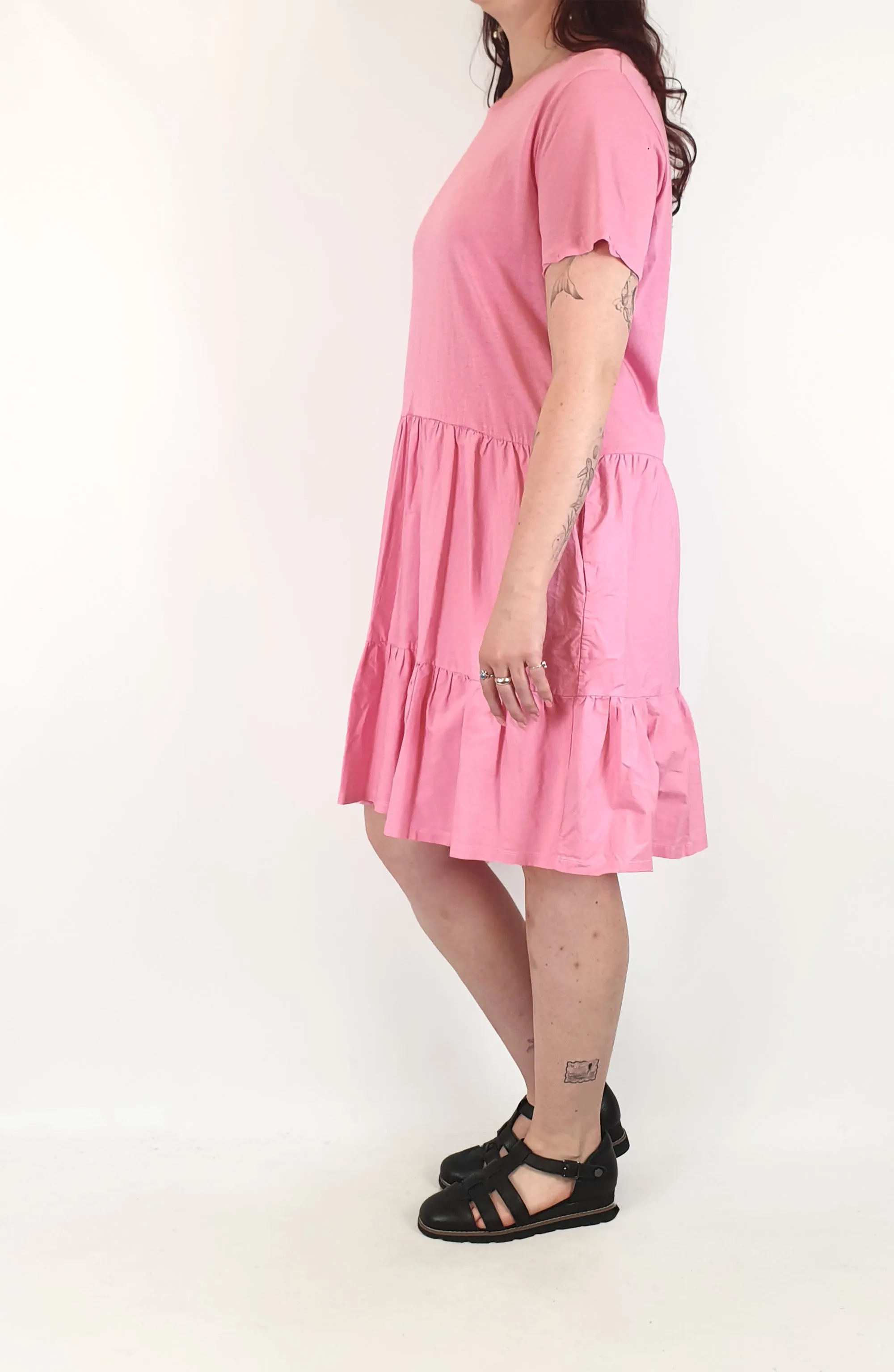 Elm pink cotton dress size 12