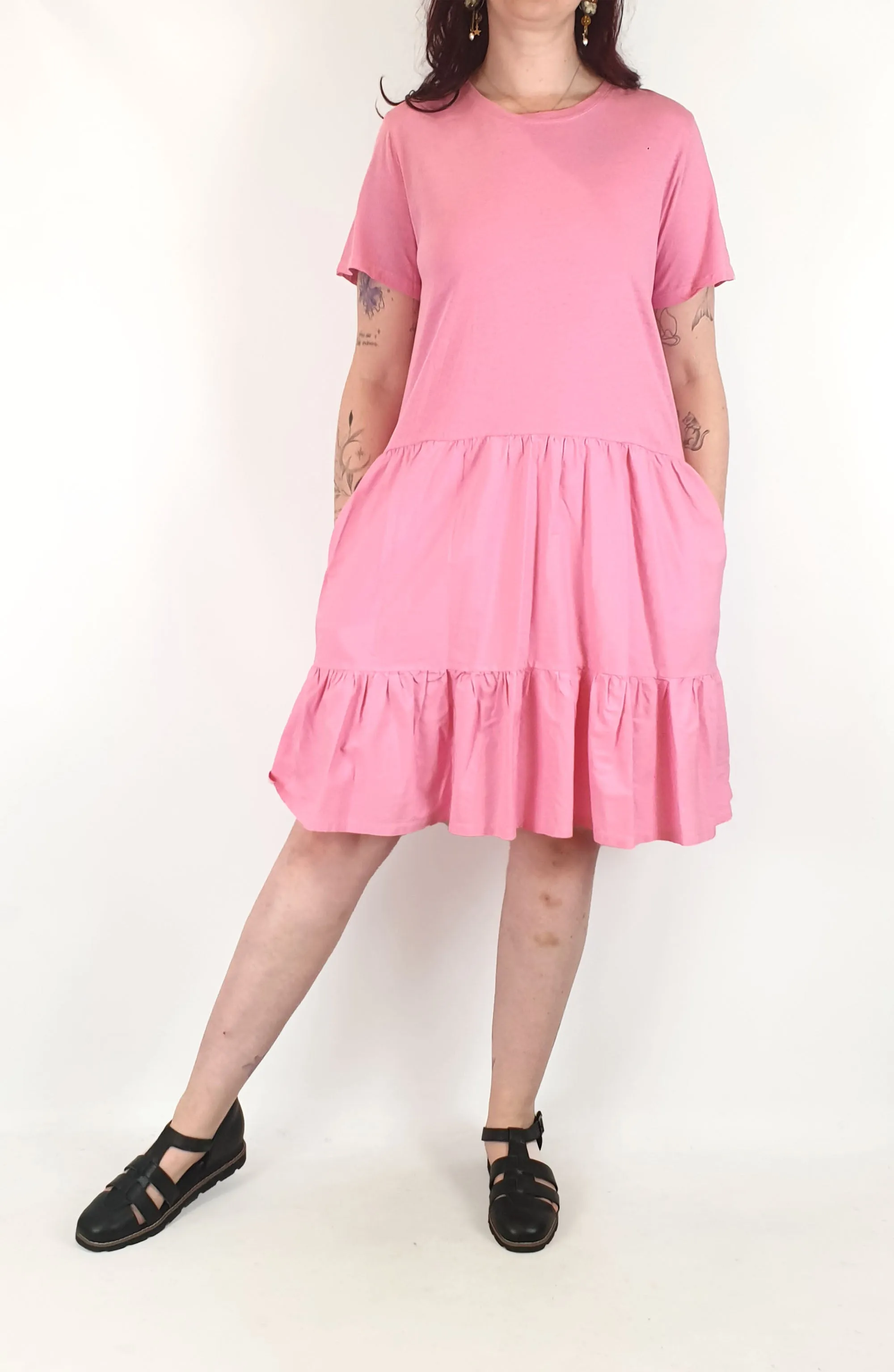 Elm pink cotton dress size 12