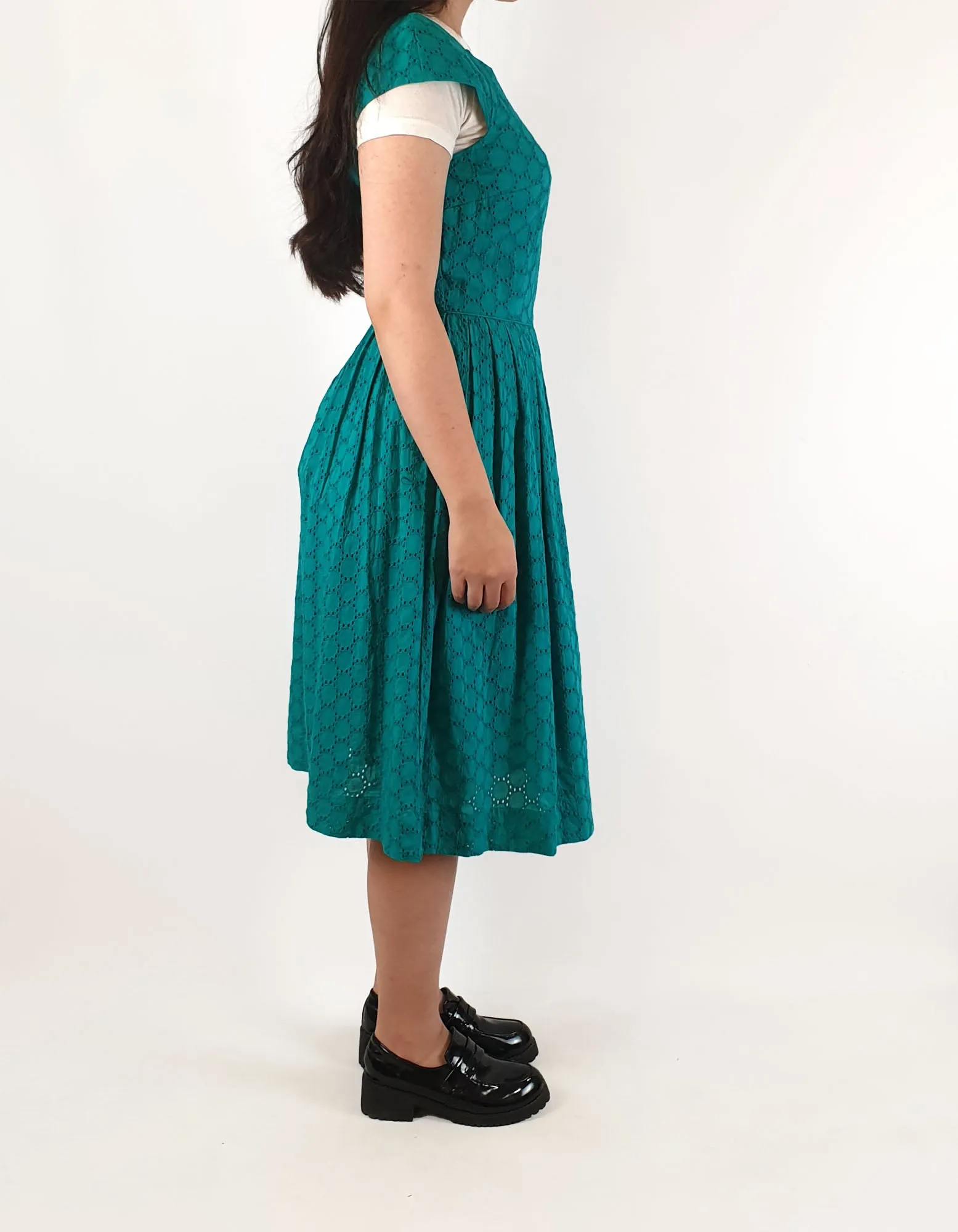 Emily and Fin green cap sleeve dress size XXS