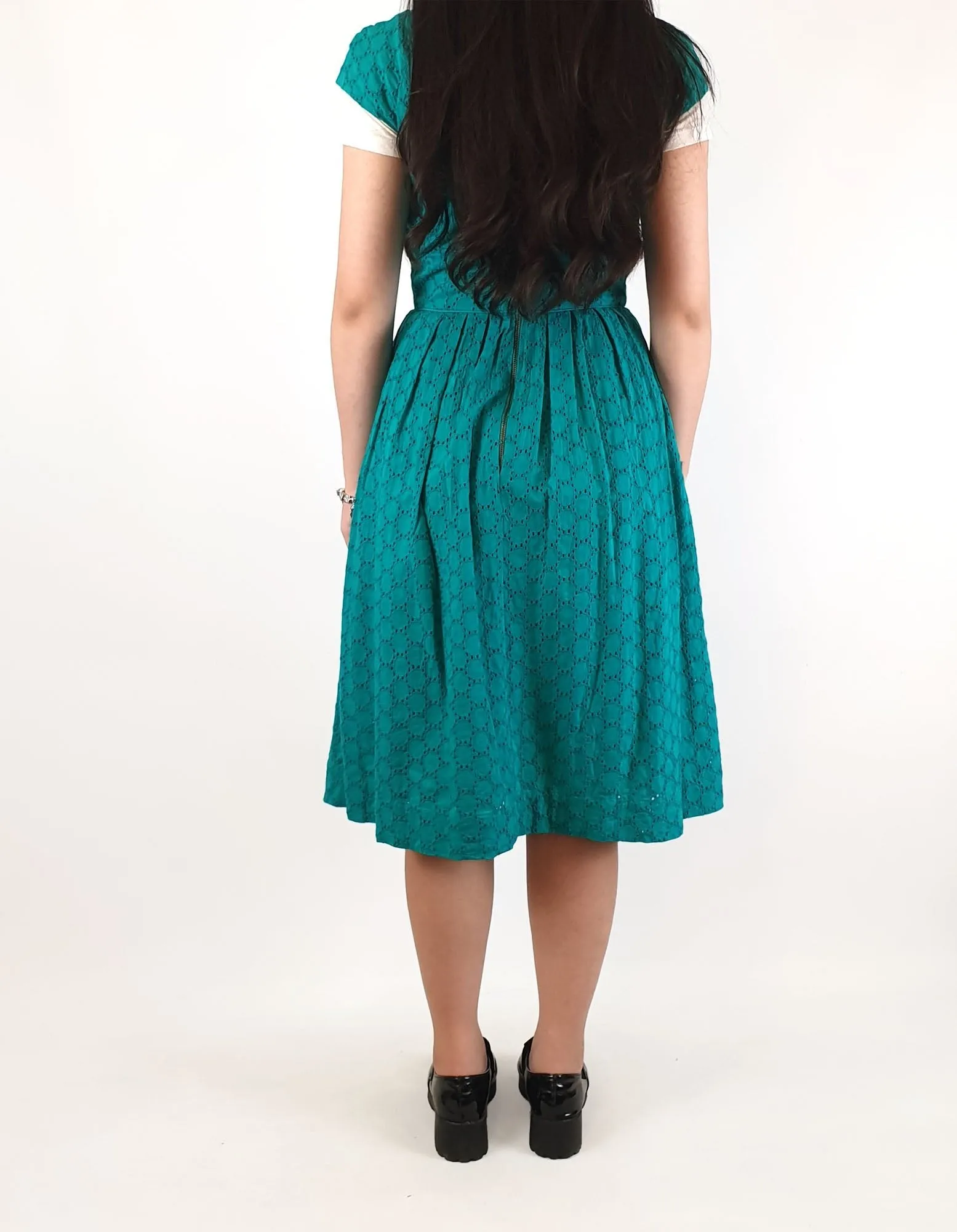 Emily and Fin green cap sleeve dress size XXS