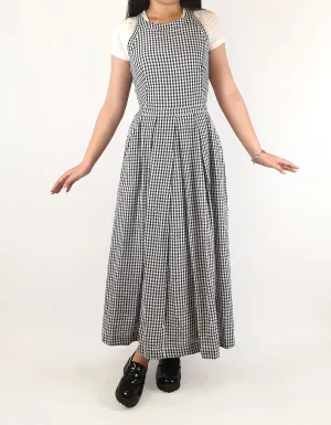 Emily and Fin navy and white gingham dress size XXS