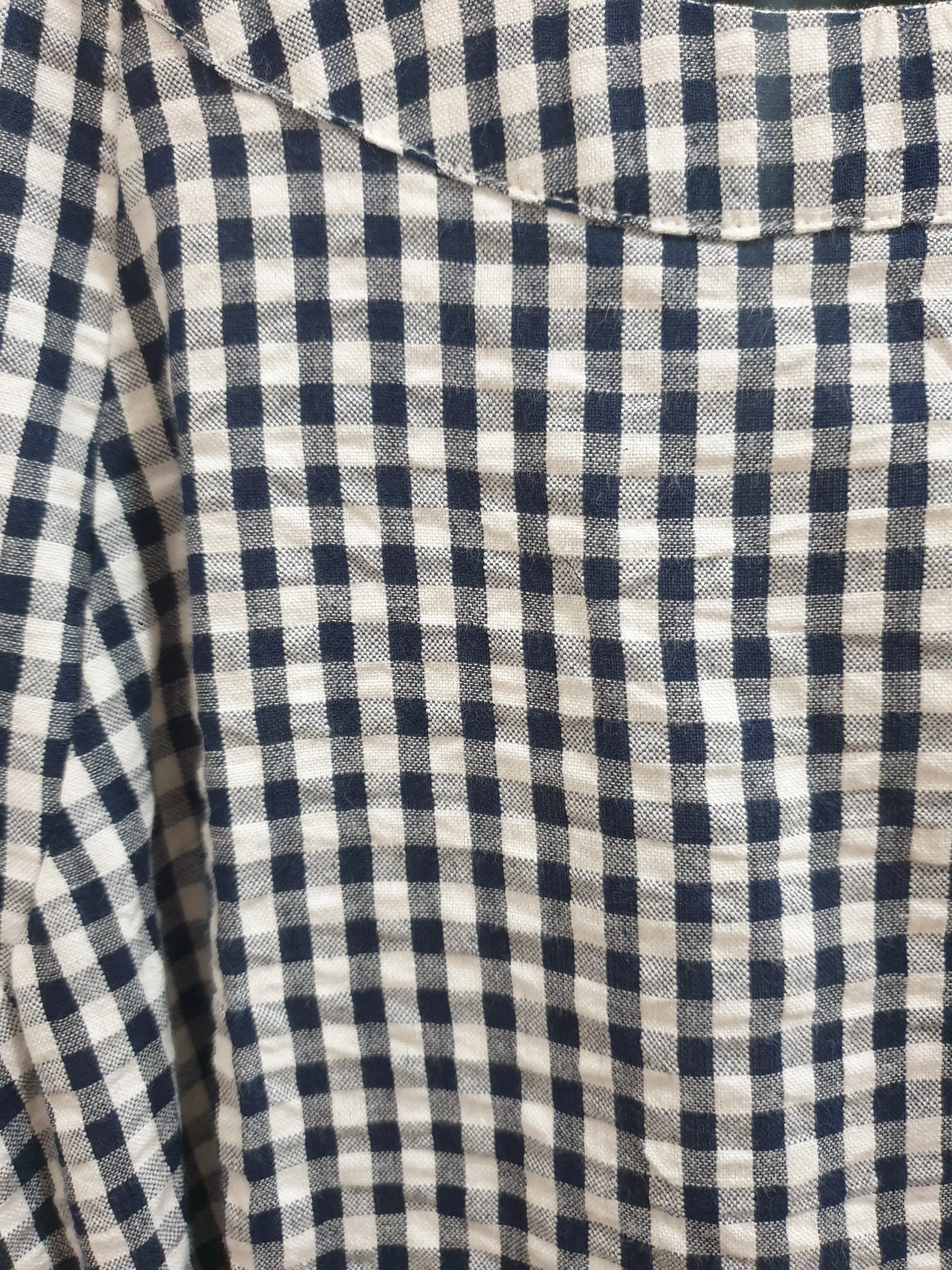 Emily and Fin navy and white gingham dress size XXS