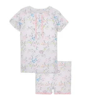 Emily S/S Modal Toddler Pajamas w/ Ruffle