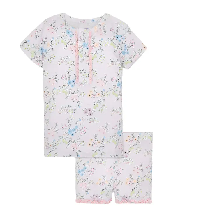 Emily S/S Modal Toddler Pajamas w/ Ruffle