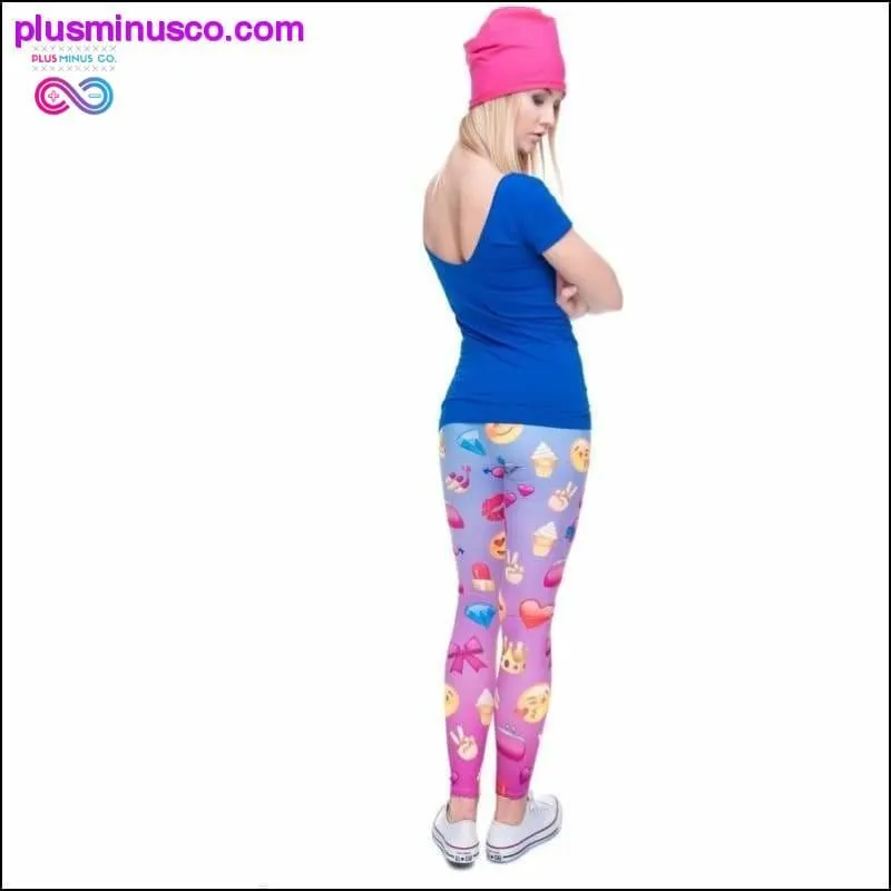Emoji Printed Leggings
