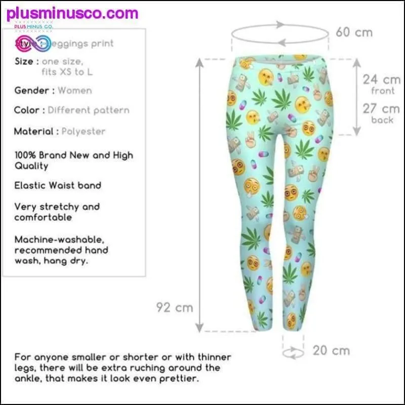 Emoji Printed Leggings