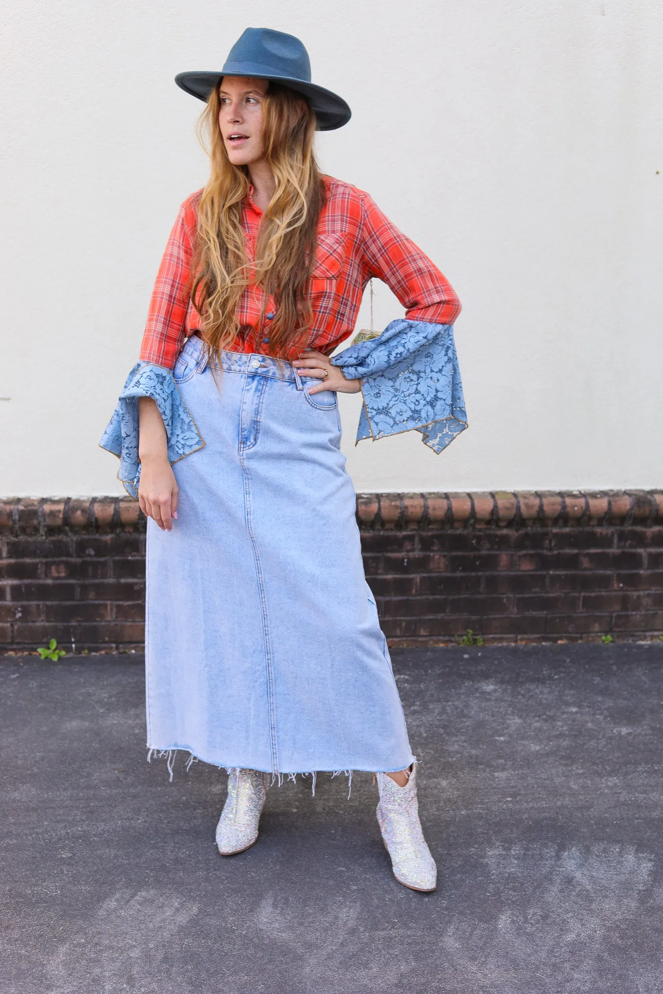 Eros Washed Plaid Shirt