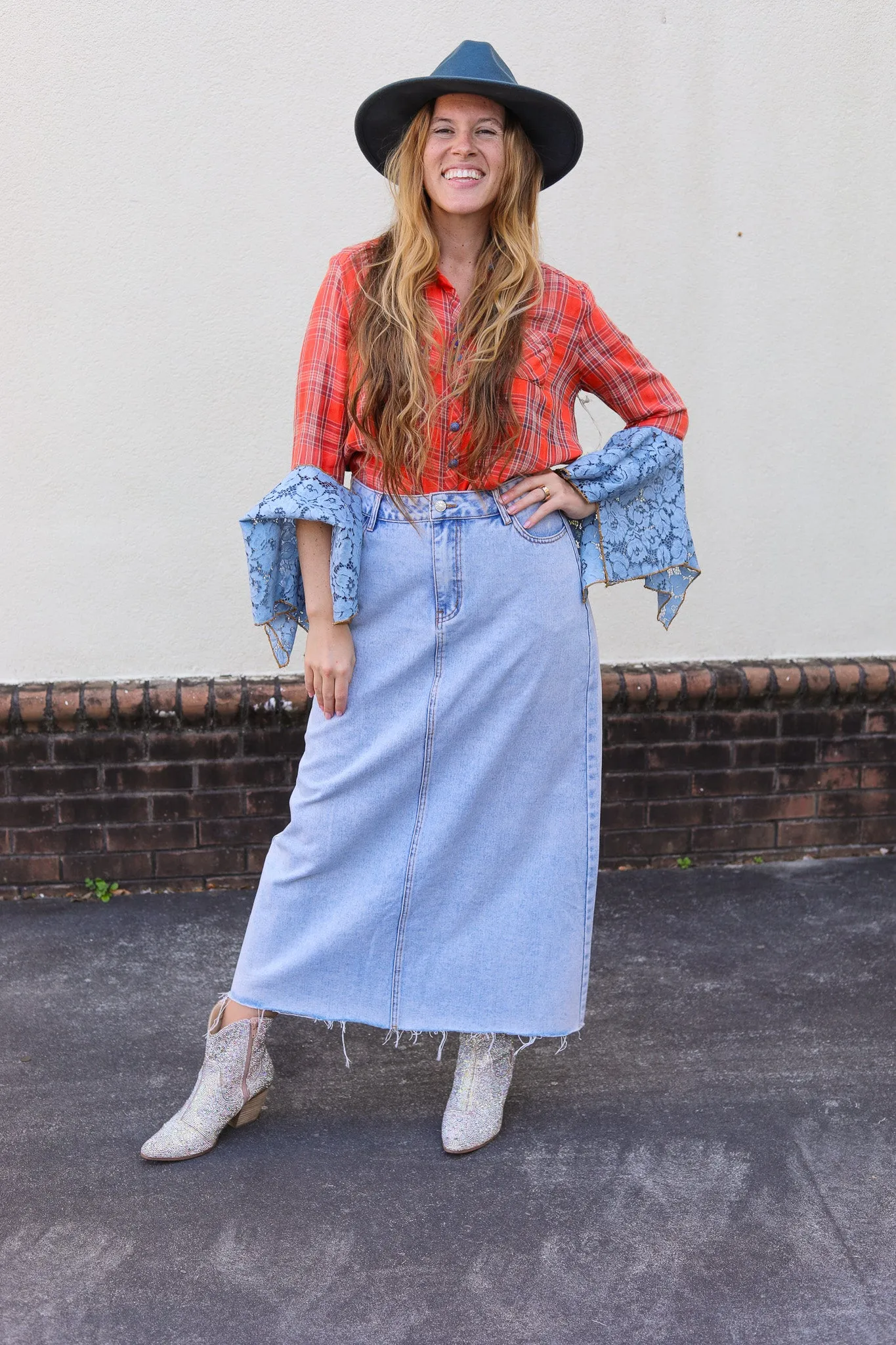 Eros Washed Plaid Shirt