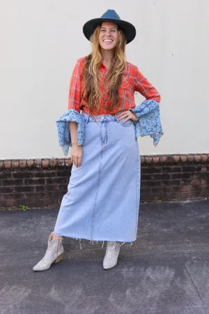 Eros Washed Plaid Shirt
