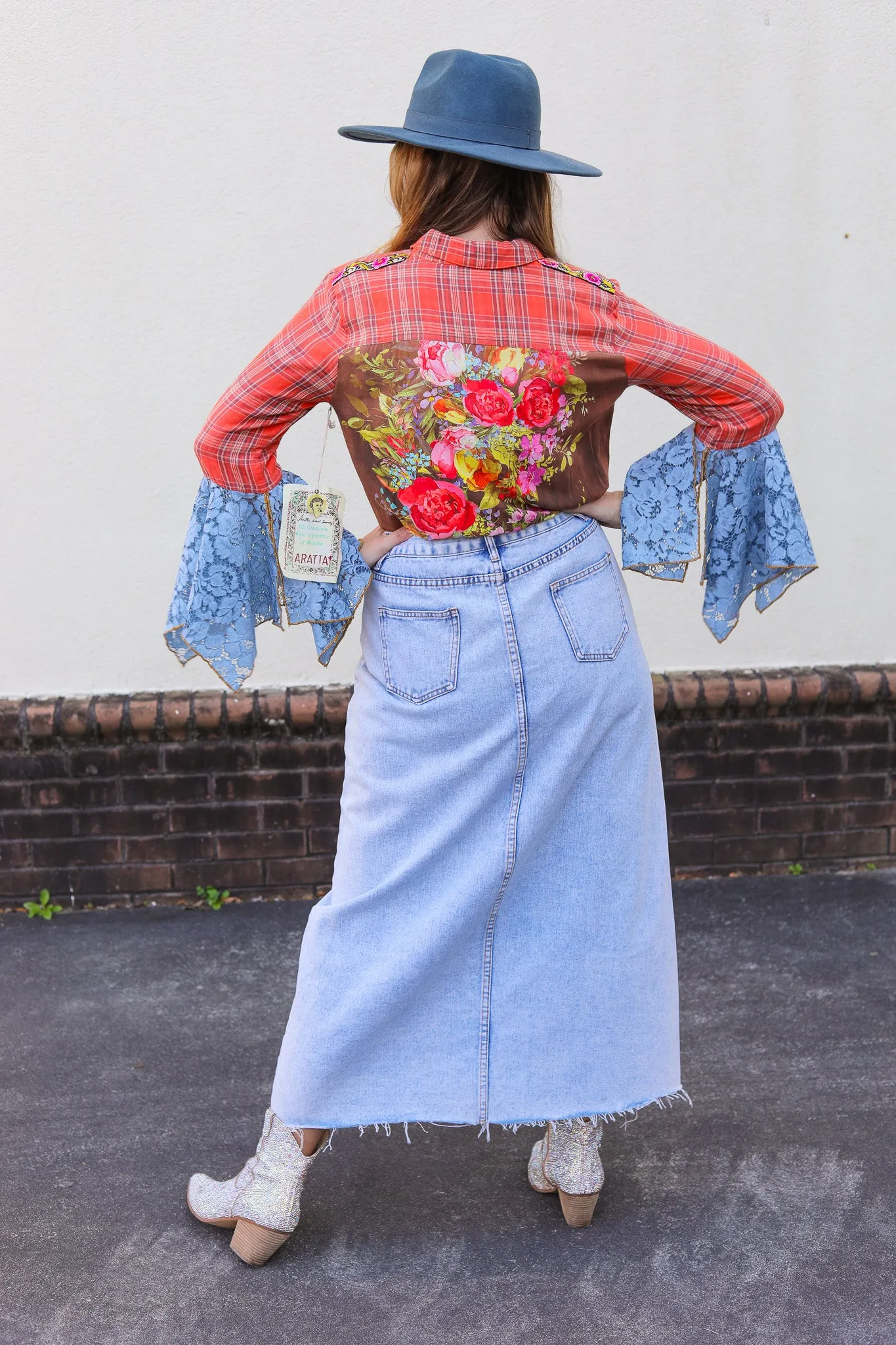 Eros Washed Plaid Shirt