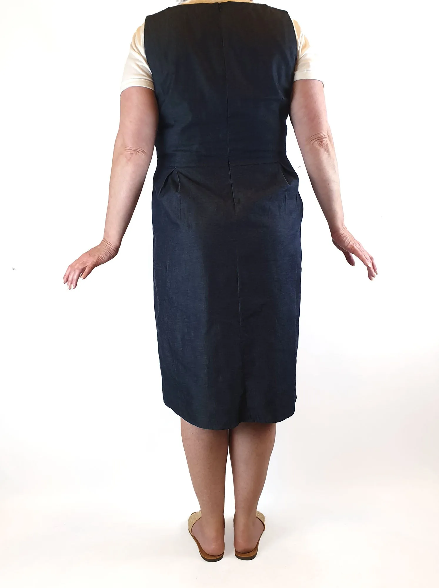 Essaye by Surface Art denim sleeveless dress size XL