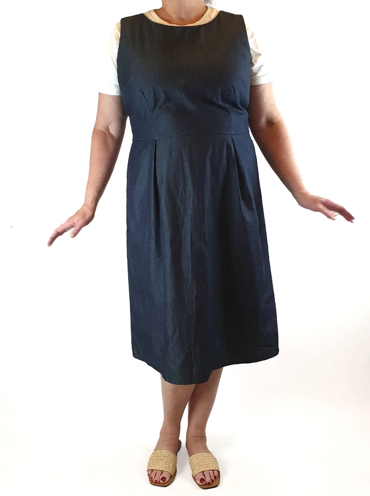 Essaye by Surface Art denim sleeveless dress size XL