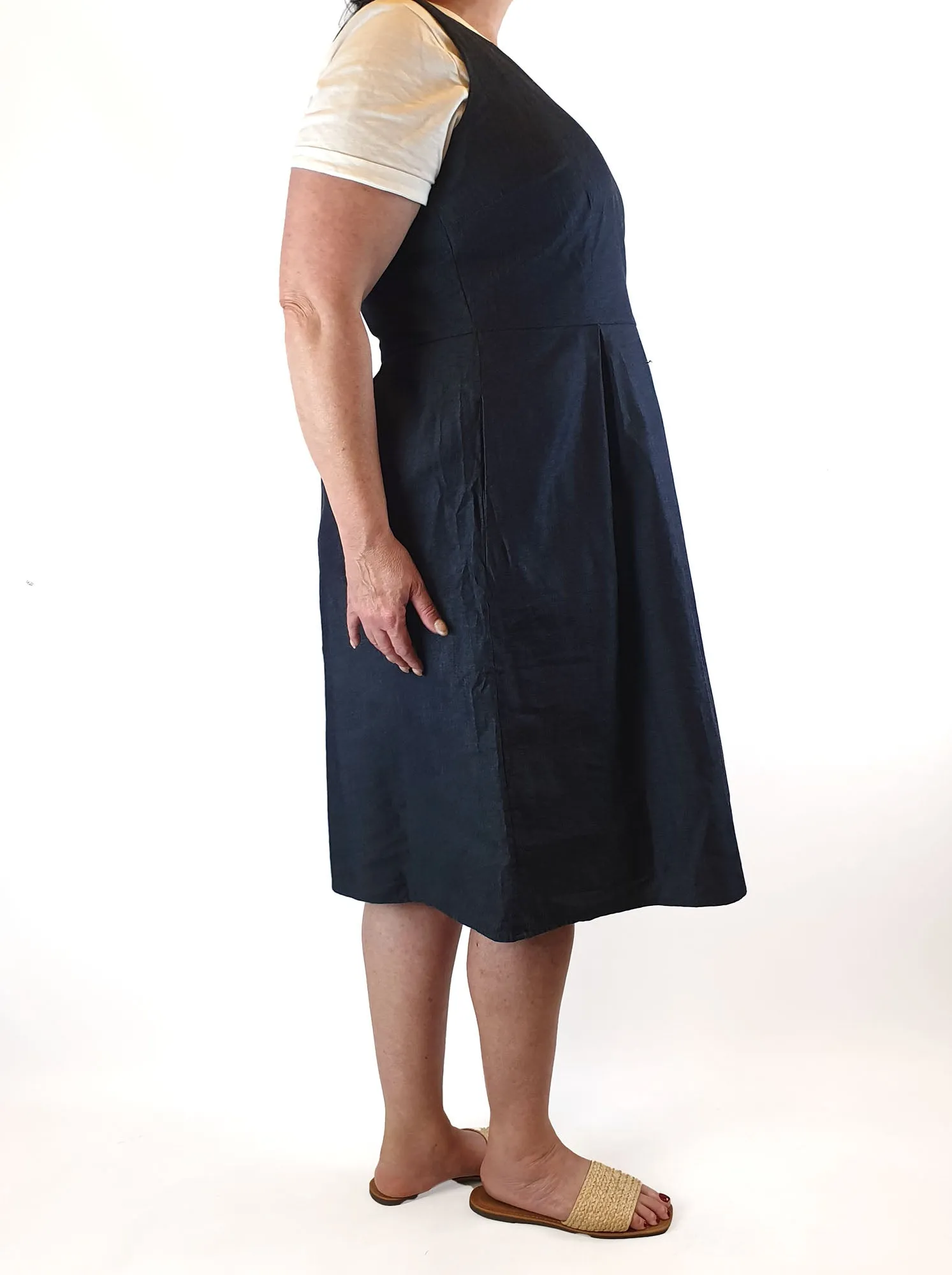 Essaye by Surface Art denim sleeveless dress size XL