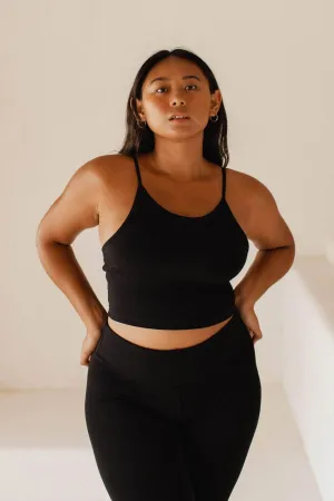Ester Bamboo Built-In Bra Crop Top