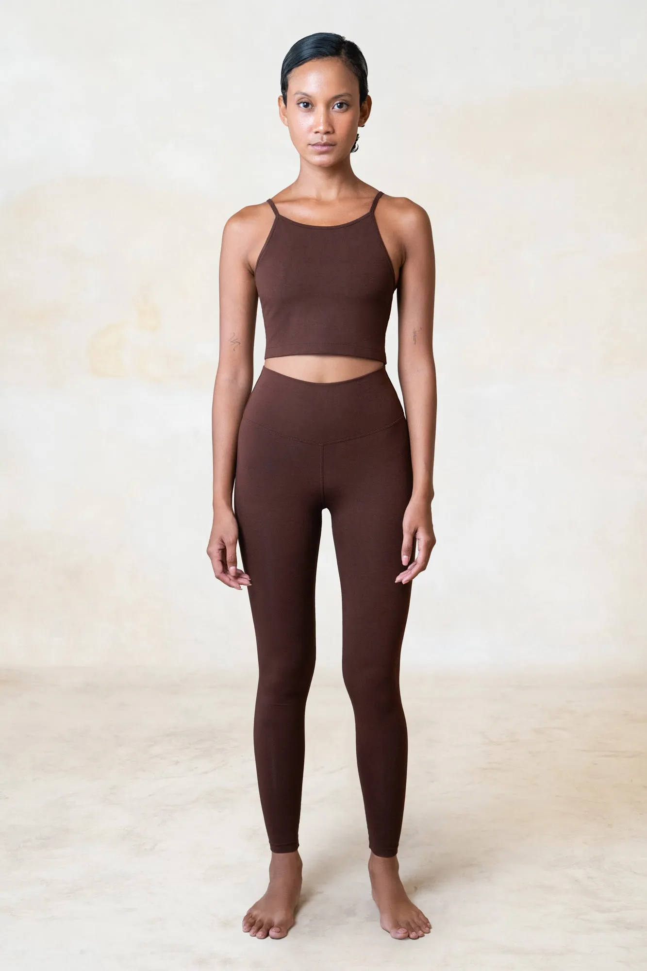 Ester Bamboo Built-In Bra Crop Top