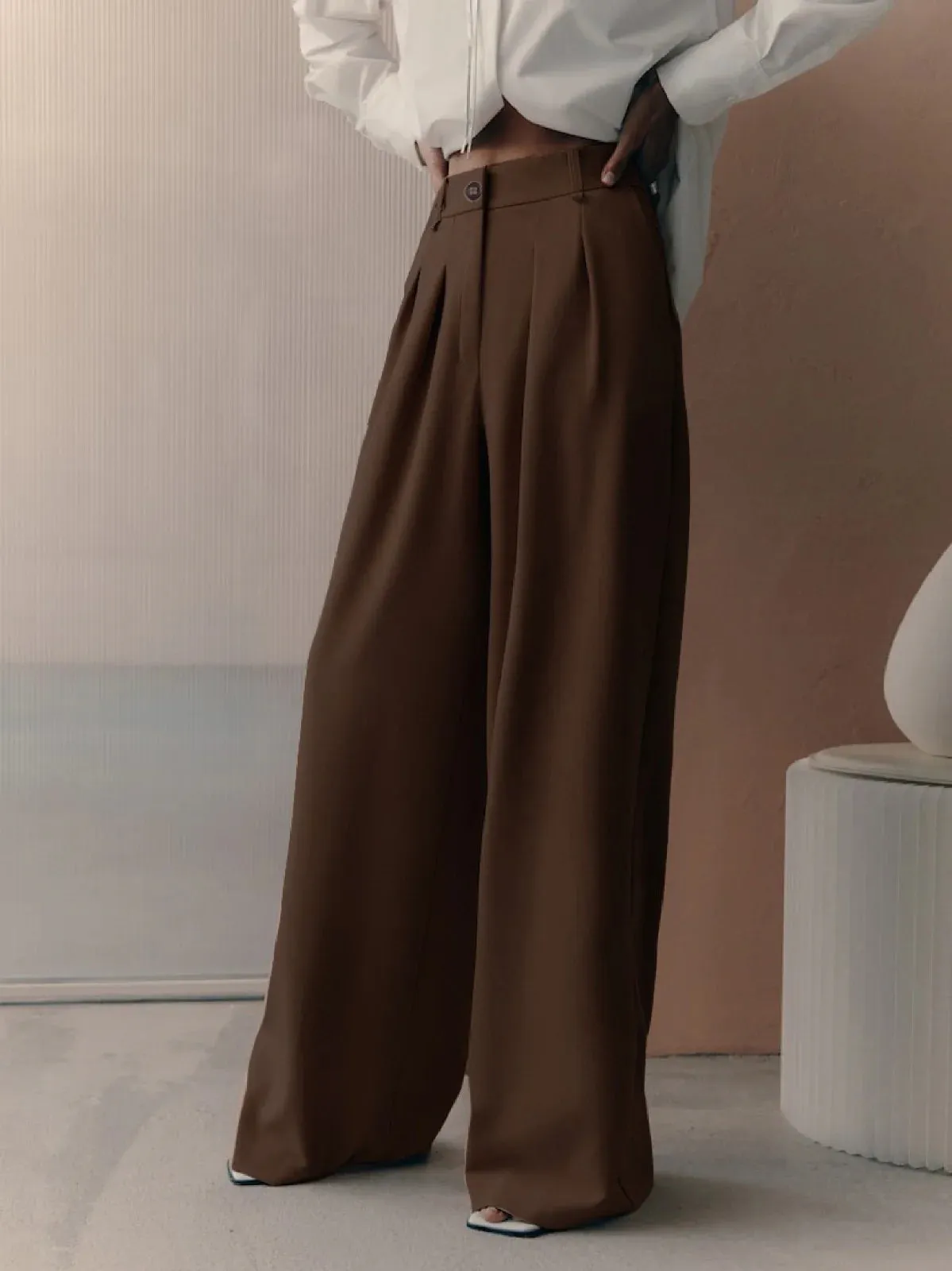Everyday Wide Leg High Waist Pants