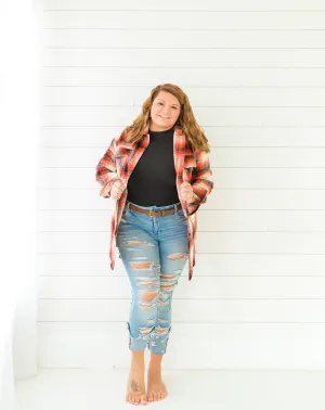 Fall Obsessed Plaid Shacket