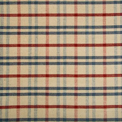 Fannin Plaid-Ruby/Navy