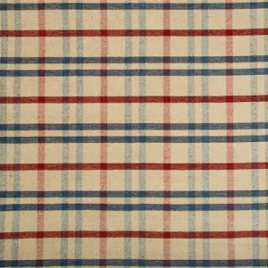 Fannin Plaid-Ruby/Navy