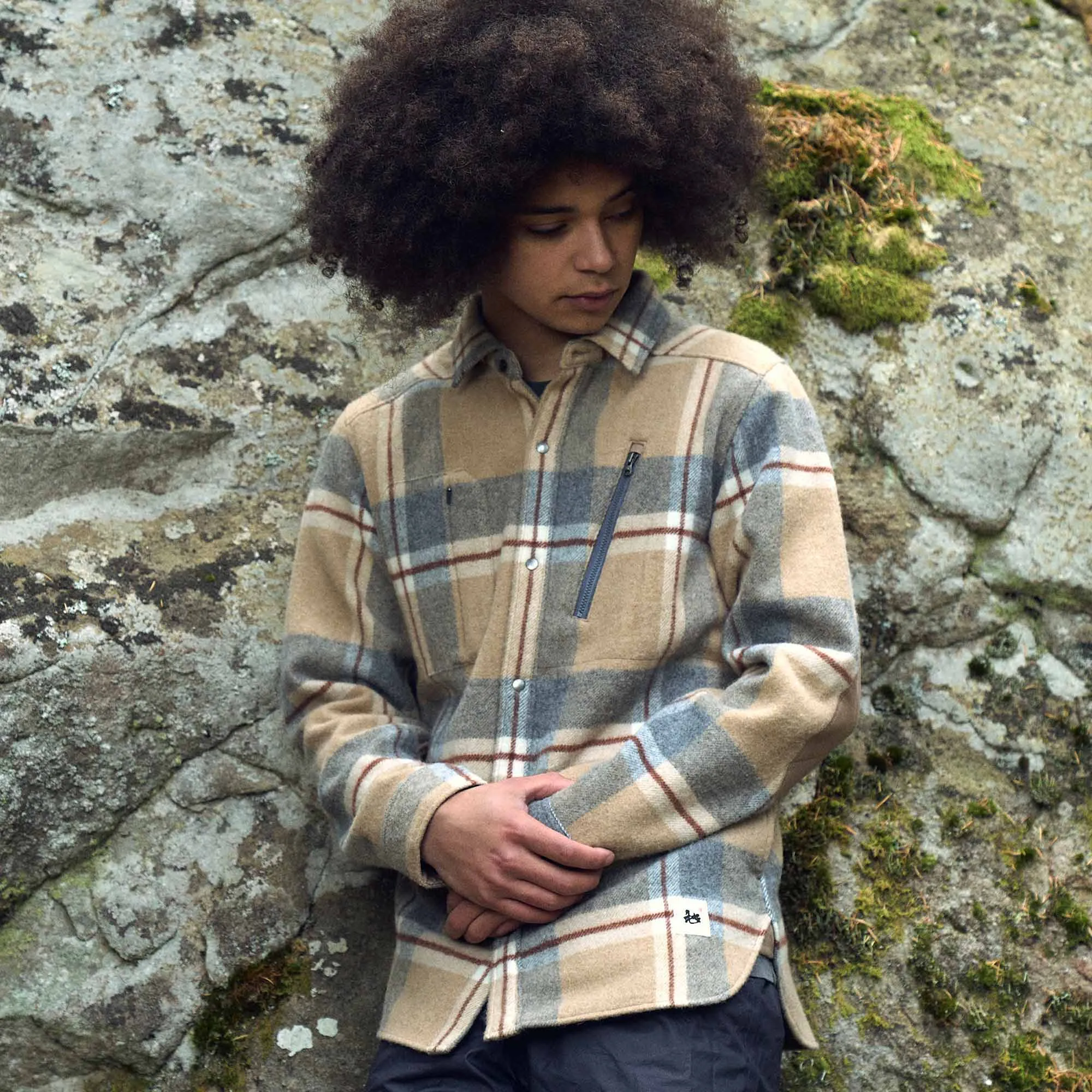 Farallon Wool Plaid Shirt