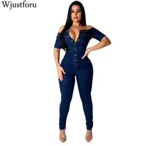 Fashion Denim Jumpsuit