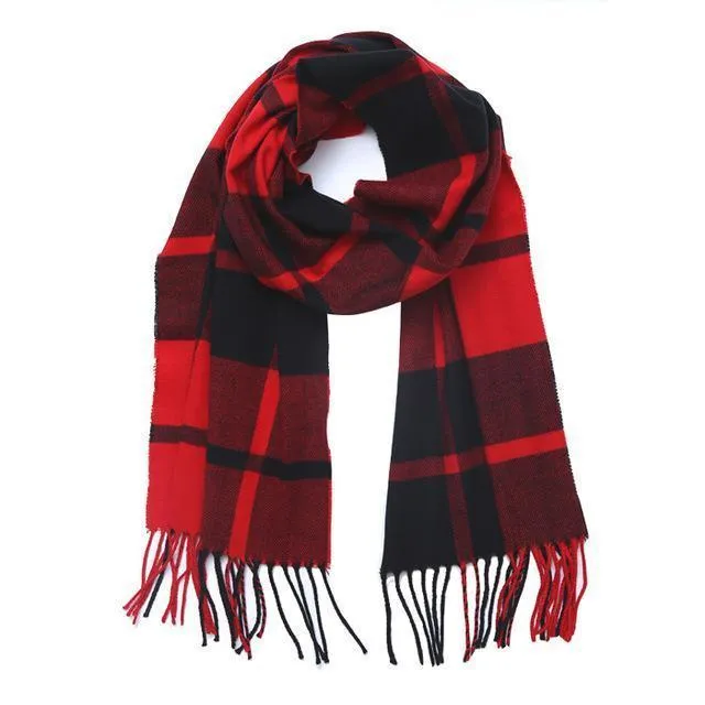 Fashion Winter Plaid Scarf