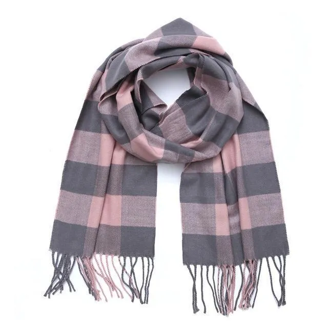 Fashion Winter Plaid Scarf
